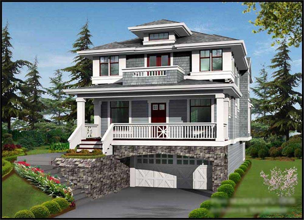 Main image for house plan # 14727
