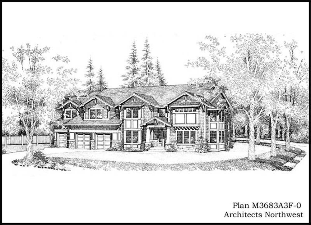 Craftsman home (ThePlanCollection: Plan #115-1308)