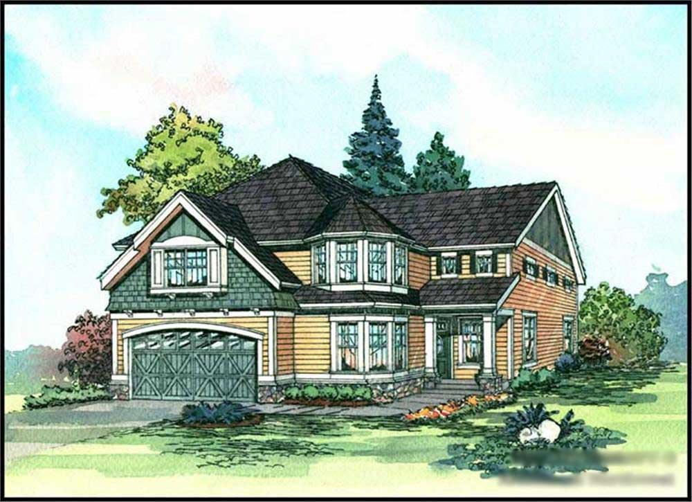 Main image for house plan # 9285