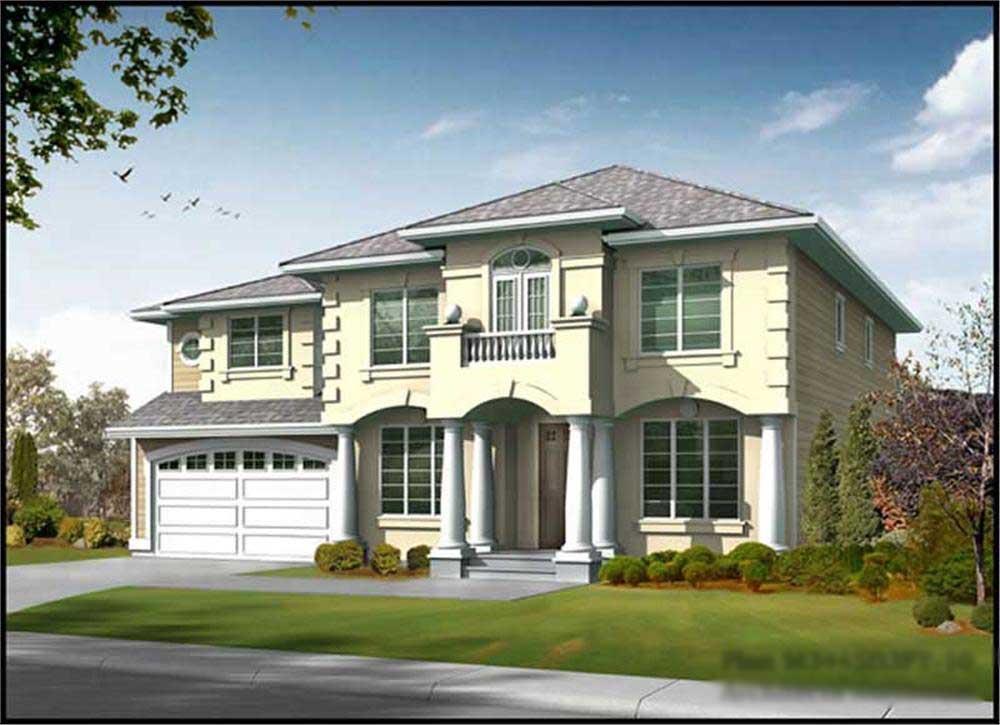 Main image for house plan # 9307