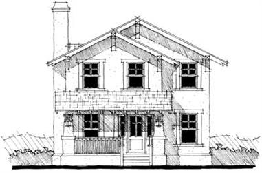 3-Bedroom, 1886 Sq Ft Traditional House Plan - 116-1000 - Front Exterior