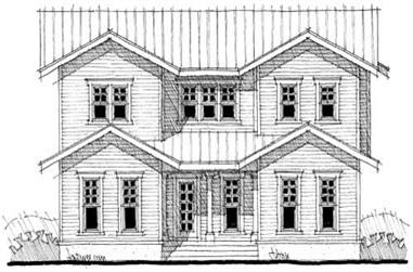 4-Bedroom, 2496 Sq Ft Traditional House Plan - 116-1009 - Front Exterior