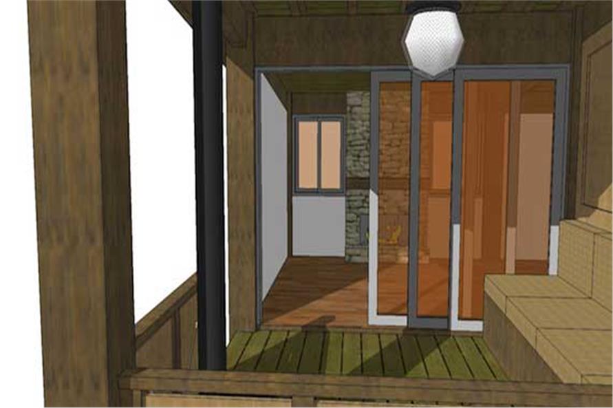 Porch of this 1-Bedroom,456 Sq Ft Plan -456
