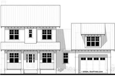 3-Bedroom, 2927 Sq Ft Ranch House Plan - 116-1068 - Front Exterior