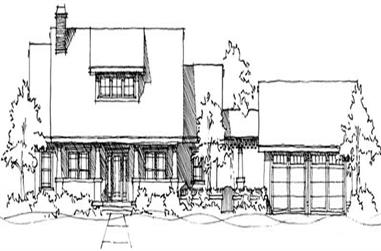 3-Bedroom, 3062 Sq Ft Ranch House Plan - 116-1069 - Front Exterior