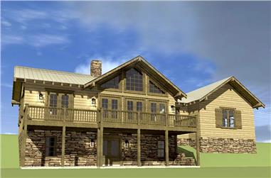3-Bedroom, 2200 Sq Ft Country House Plan - 116-1074 - Front Exterior