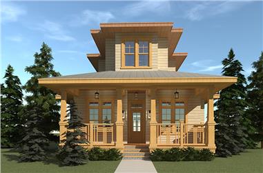 4-Bedroom, 2745 Sq Ft Florida Style Home Plan - 116-1114 - Main Exterior