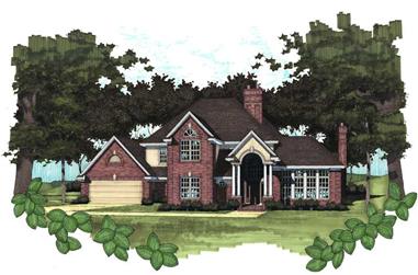 3-Bedroom, 2789 Sq Ft House Plan - 117-1020 - Front Exterior