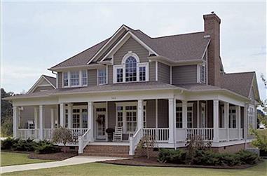 3-Bedroom, 2112 Sq Ft Farmhouse Home - Plan #117-1030 - Front Exterior