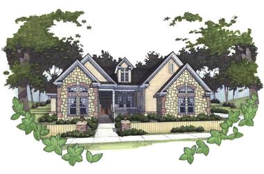 3-Bedroom, 1779 Sq Ft Tuscan Home Plan - 117-1039 - Main Exterior