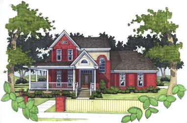 3-Bedroom, 1994 Sq Ft House Plan - 117-1072 - Front Exterior