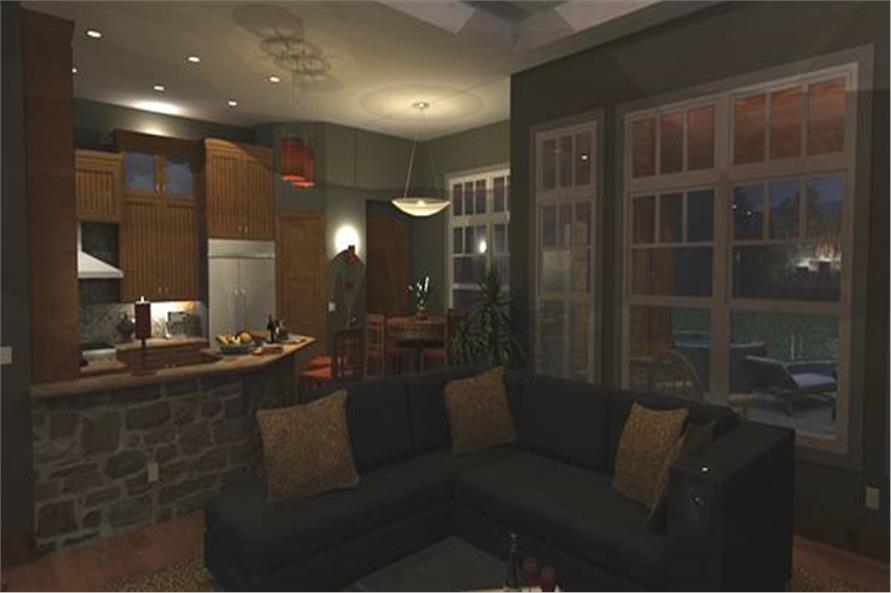 Family Room of this 3-Bedroom,2106 Sq Ft Plan -2106