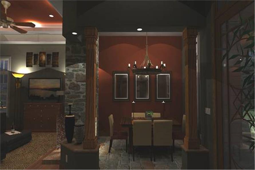 Dining Room of this 3-Bedroom,2106 Sq Ft Plan -2106