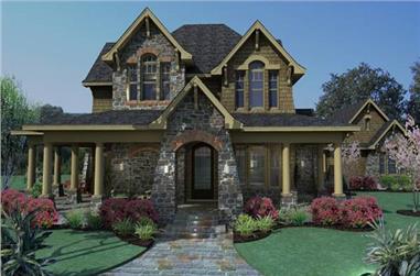 3-Bedroom, 2552 Sq Ft Country Home Plan - 117-1120 - Main Exterior