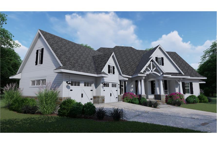 Home Plan 3D Image of this 3-Bedroom,2504 Sq Ft Plan -2504