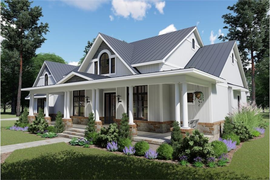 Right Side View of this 3-Bedroom,2787 Sq Ft Plan -2787