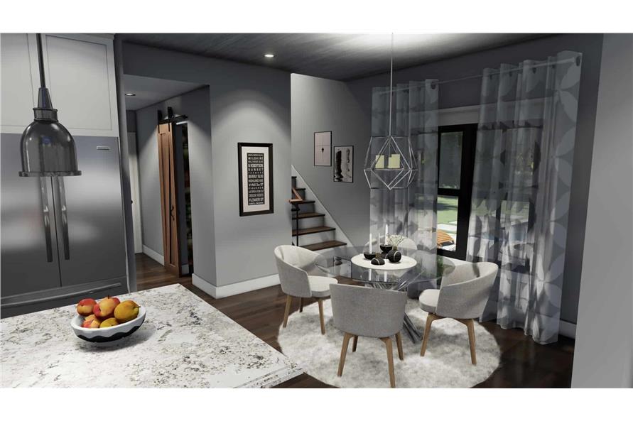 Dining Room of this 3-Bedroom, 1742 Sq Ft Plan - 117-1141