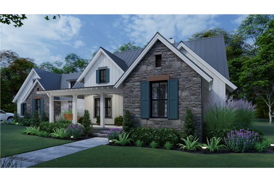 Right View of this 3-Bedroom,1742 Sq Ft Plan -117-1141