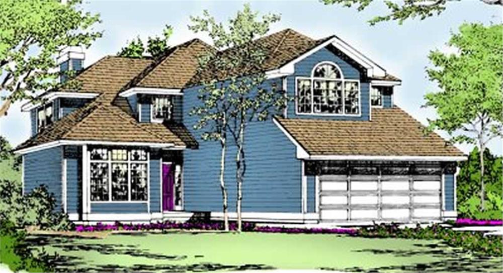 Main image for house plan # 2072