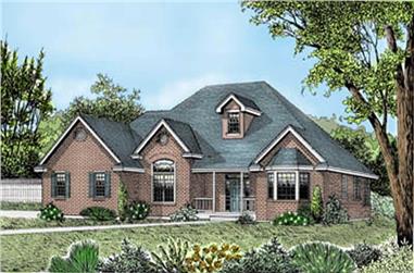 3-Bedroom, 2200 Sq Ft Contemporary House Plan - 119-1069 - Front Exterior