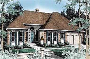 4-Bedroom, 2563 Sq Ft Contemporary House Plan - 119-1089 - Front Exterior