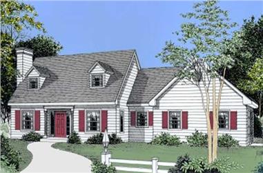 3-Bedroom, 1887 Sq Ft Country House Plan - 119-1133 - Front Exterior