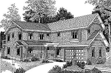 4-Bedroom, 3664 Sq Ft Country House Plan - 119-1143 - Front Exterior