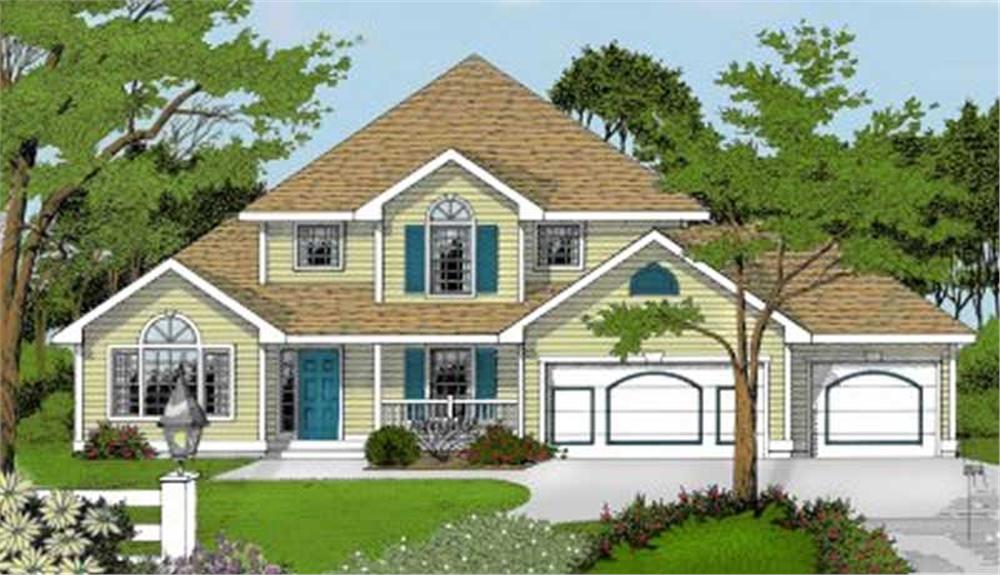 Main image for house plan # 2061