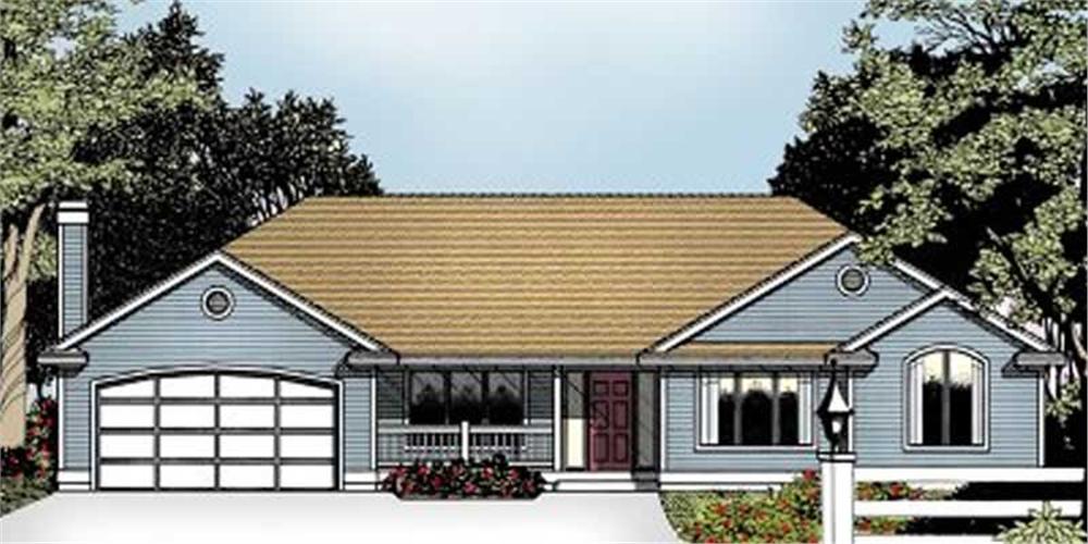 Main image for house plan # 2069