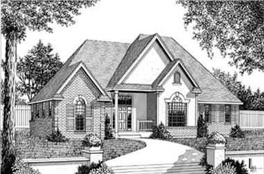3-Bedroom, 2374 Sq Ft Country House Plan - 119-1167 - Front Exterior