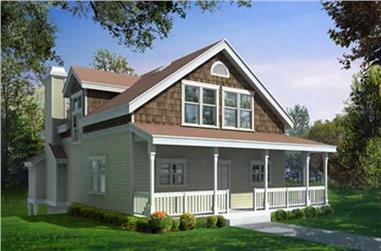 5-Bedroom, 2202 Sq Ft Country House Plan - 119-1171 - Front Exterior