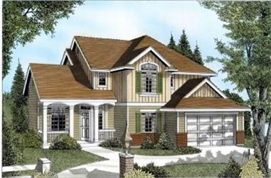 3-Bedroom, 2339 Sq Ft Contemporary House Plan - 119-1179 - Front Exterior