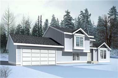 2-Bedroom, 991 Sq Ft Ranch House Plan - 119-1209 - Front Exterior
