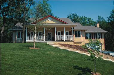3-Bedroom, 2151 Sq Ft Country House Plan - 120-1072 - Front Exterior