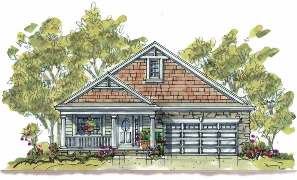 Main image for house plan # 5821