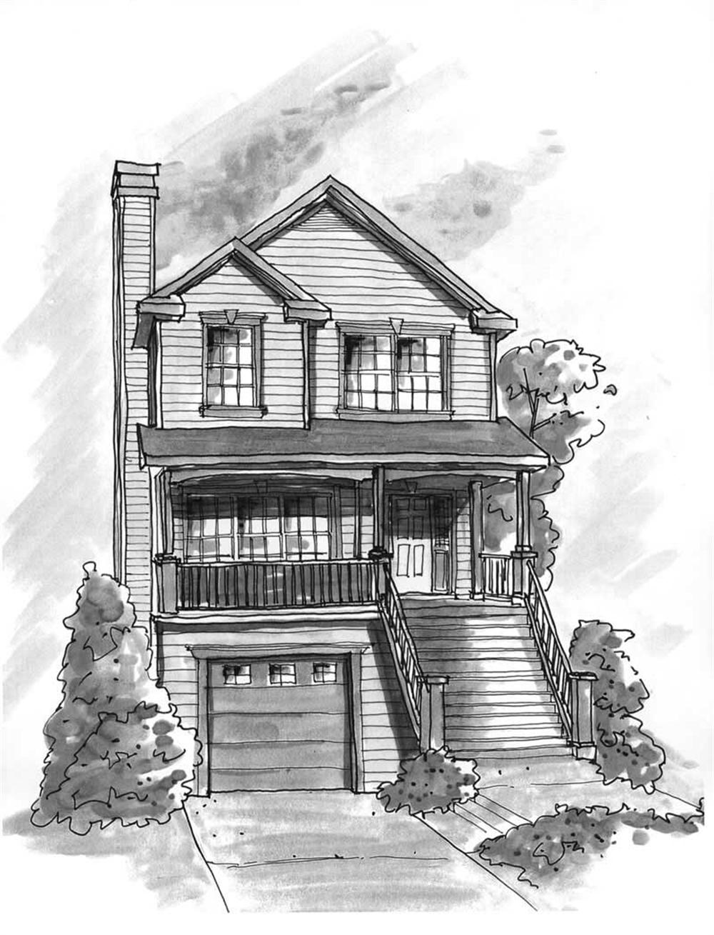 Main image for house plan # 120-1379