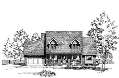 4-Bedroom, 2595 Sq Ft Contemporary House Plan - 120-1762 - Front Exterior