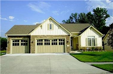 3-Bedroom, 1755 Sq Ft Small House - Plan #120-2103 - Front Exterior