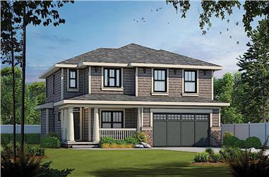 4-Bedroom, 2309 Sq Ft Traditional House - Plan #120-2249 - Front Exterior