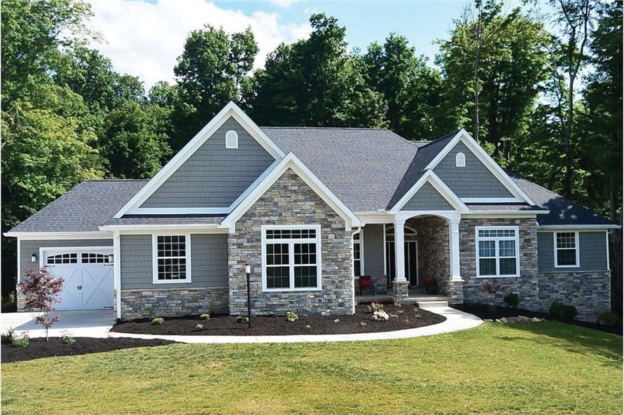 3-Bedroom, 2449 Sq Ft Country House - Plan #120-2548 - Front Exterior