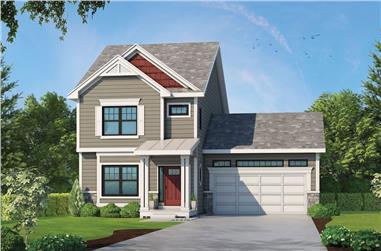 3-Bedroom, 1751 Sq Ft Traditional Home Plan - 120-2584 - Main Exterior