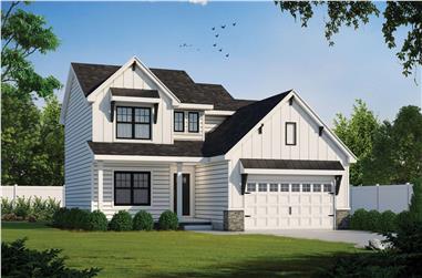3-4 Bedroom, 2077 Sq Ft Farmhouse House - Plan #120-2624 - Front Exterior