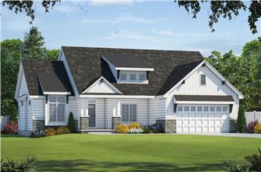 3-Bedroom, 1925 Sq Ft Farmhouse House - Plan #120-2652 - Front Exterior