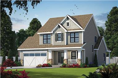 3-Bedroom, 1995 Sq Ft Farmhouse House - Plan #120-2674 - Front Exterior