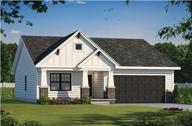 2-3 Bedroom, 1664 Sq Ft Ranch House - Plan #120-2676 - Front Exterior