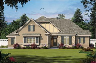 4-Bedroom, 2709 Sq Ft Southern House - Plan #120-2684 - Front Exterior