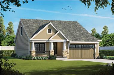 3-Bedroom, 1898 Sq Ft Colonial House - Plan #120-2692 - Front Exterior