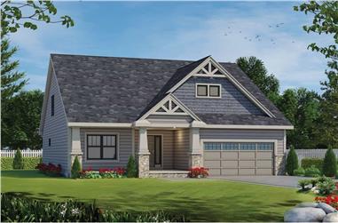 2-Bedroom, 1808 Sq Ft Country House - Plan #120-2694 - Front Exterior