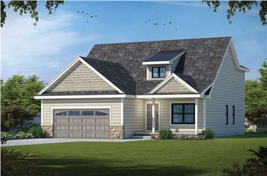 3-Bedroom, 1840 Sq Ft Farmhouse Home Plan - 120-2716 - Main Exterior