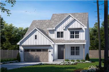 4-Bedroom, 2437 Sq Ft Farmhouse House Plan - 120-2720 - Front Exterior
